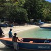 Mustique, Britannia Bay beach, boats