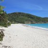 Mustique, Macaroni beach, white sand