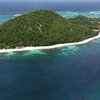 Petit Saint Vincent, West Beach, aerial view