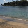 Saint Vincent, Beachcombers beach, view to Young Island