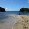 Saint Vincent, Indian Bay beach, cross on islets