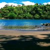 Saint Vincent, Questelles beach, wet sand