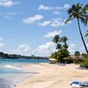 Saint Vincent, Young Island beach, sunbeds