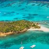 Tobago Cays, Baradal island, beach, aerial view