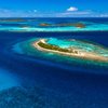 Tobago Cays, Petit Tabac island, aerial view