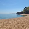 UK, Blackpool Sands beach, pebble