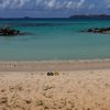 Union Island, Belmont Bay beach, breakwaters