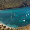 Union Island, Chatham Bay beach, view from top