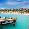 Aruba, Palm beach, boats