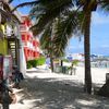 Belize, Ambergris Caye, San Pedro beach huts