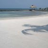 Belize, Turneffe, Turneffe Island Resort beach, pier
