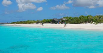 Bonaire, No Name beach, blue water