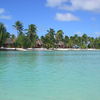 Cook Islands, Aitutaki atoll, Aitutaki Lagoon Resort, beach