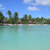 Cook Islands, Aitutaki atoll, Aitutaki Lagoon Resort, beach