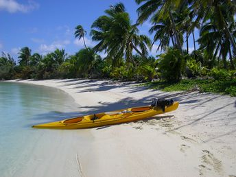 Cook Islands, Aitutaki atoll, Ee island (Ee motu), day trip