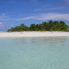 Cook Islands, Aitutaki atoll, Honeymoon island, near the coast