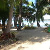 Cook Islands, Aitutaki atoll, Samade on the beach (Ootu), entrance