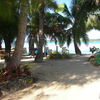 Cook Islands, Aitutaki atoll, Samade on the beach (Ootu), entrance