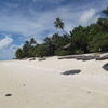 Cook Islands, Aitutaki atoll, Western beach, Pacific Resort, kayaks