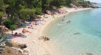 Croatia, Brac, Murvica beach, shallow water