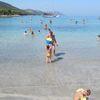 Croatia, Hvar, Sucuraj beach, Mlaska, sand