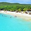 Curacao, Knip Bay beach, view from water