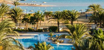 Egypt, Hurghada, El Gouna beach, Club Paradisio