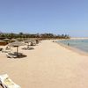Egypt, Hurghada, Makadi Bay beach, parasols
