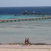Egypt, Hurghada, Soma Bay beach, pier