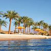 Egypt, Taba beach, Movenpick Resort, view from water