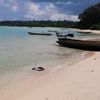 India, Andaman Isl, Neil Island, Bharatpur beach, boat