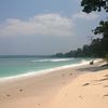 India, Andaman Isl, Neil Island, Laxmanpur beach, wet sand