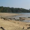 India, Andaman Isl, Port Blair, Munda Pahar beach, low tide