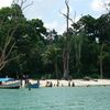 India, Andaman Islands, Havelock, Elephant beach, view from water