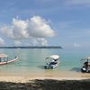 India, Andaman, Neil Island, Bharatpur beach, boats