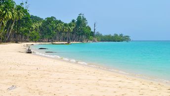 India, Big Andaman, Long Island, Lalaji Bay beach