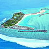 Maldives, Chaaya Dhonveli beach, aerial view