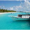 Maldives, Four Seasons (Kuda Huraa) beach, pier