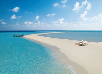 Мальдивы, Пляж Фо Сизонс (Ландаа Гираавару), коса Ландаа