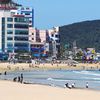 South Korea, Busan, Songjeong beach, bay