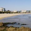 South Korea, Busan, Songjeong beach, view from water