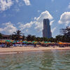 Thailand, Phuket, Patong beach, view from water