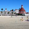 США, Калифорния, отель Hotel del Coronado, Пляж