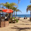 USA, California, Malibu, Paradise Cove beach, cafe