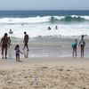 USA, California, Malibu, Zuma beach, waves