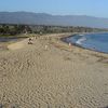 USA, California, Santa Barbara, East Beach, view from pier