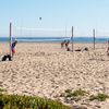 США, Калифорния, Санта Барбара, Пляж Ист бич, волейбол
