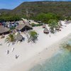 ABC islands, Curacao, Cas Abao beach, aerial, right