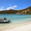 British Virgin Islands (BVI), Jost Van Dyke, Belle Vue beach, view from pier