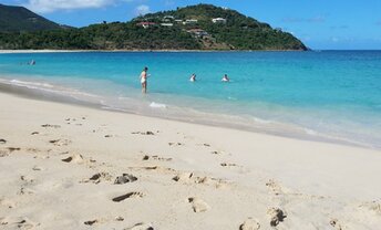 BVI, Beef Island, Long Bay beach